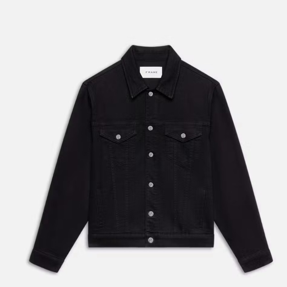 JACKET- Frame Heritage Jacket In Noir - Picture 2 of 4